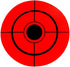 Remarkable Shooting Target Stickers, Self Adhesive Bright Fluorescent Orange Targets 3" Inch (250 Pack)