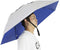 NEW-Vi Fishing Umbrella Hat - Folding Adjustable Sun Rain Cap, 37.4” Oversize Hands-Free Umbrella