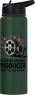 Film Producer Filmmaking SteMi Mugs Filmmaking Filmmaker Film Producer Cinematography Stainless Steel Insulated Water