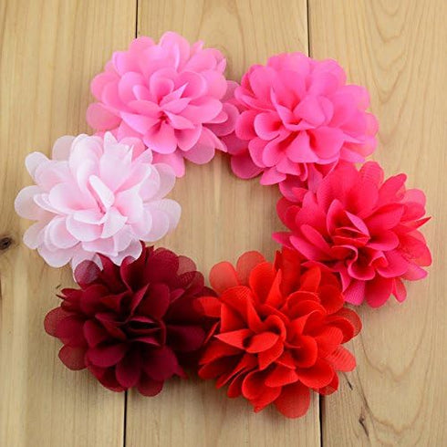 PET SHOW 30pcs/Pack 2.8" Plain Pet Collar Embellishments - Flowers, Bows, Charms for Small, Medium & Large Dogs
