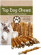 Top Dog Chews - All Natural Chicken Wrapped Rawhide Dog Twists (50