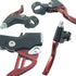 Lomodo 6 Pieces Bicycle Brake Accessories - 2 Pack Aluminium Alloy Brake Levers and V Brake Set for Mountain/Road Bike