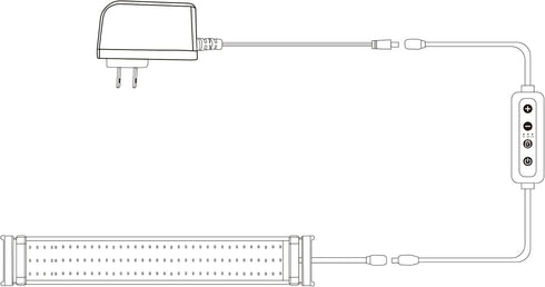 NICREW Aquarium Light Timer & Dimmer, Easy to Program Single Channel Fish Tank Light Controller
