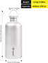 Titanium Ultralight 400Ml Leakproof Outdoor Camping Hiking Sports Water Bottle with Insulating Thermal Sleeve