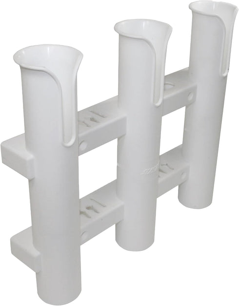 SeaSense 3-Rack Fishing Rod Holder for Boat, Pontoon, Garage - Convenient Storage with Mounting Hardware