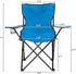 NOLLAM 19.69" 19.69" 31.50" 230lbs Portable Folding Outdoor Camping Chair Lightweight Lawn Chair Easy-to-Carry Fishing