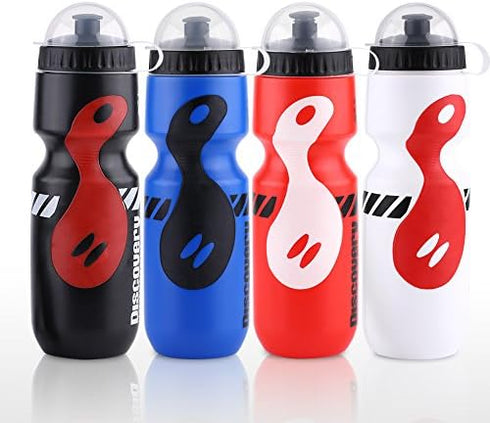 VGEBY1 Sports Water Bottle, 650ml Portable Water Bottle with Bicycle Holder for Cycling, Mountaineering, Hiking