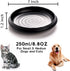 Dog/Cat Bowl for Food and Water, Shallow Whisker Fatigue Bowl with Wide Mouth for Easy Filling (7" W, 1.2" H)