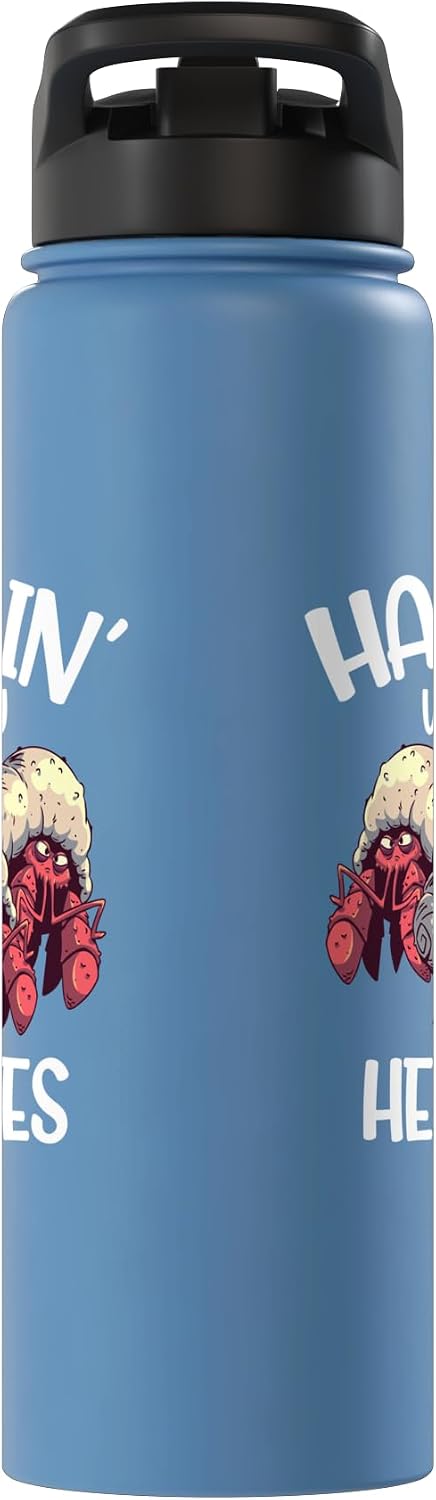 Funny Seafood Crab Lover - DressedForDuty Hangin With My Hermies Funny Hermit Crab Seafood Lovers Stainless Steel
