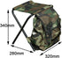 mewmewcat 2 1 Backpack 12.6x11.0x13.4in in Folding Chair Portable Stool Collapsible Camping Fishing Chair Large
