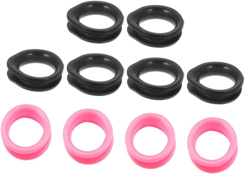 Finger Inserts 10pcs Silicone Ring Thumb Grips for Dog Clippers, Professional Beauty Tools and Grooming Accessories