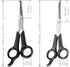 Set, 2-Piece Chibuy Professional Dog Grooming Scissors Kit with Round Tip Safety Scissors, Straight Cut & Curved