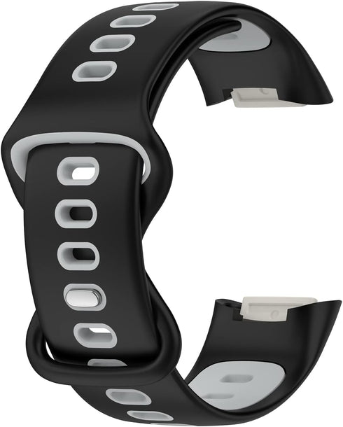 Soft Silicone Replacement Bands for Fitbit Charge 5, Compatible Wristband for Advanced Fitness & Health Tracker