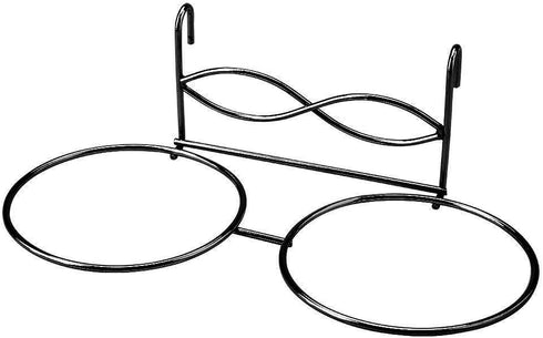 Owlike Stainless Steel Dual Hanging Food Water Bowl Feeder with Hook for Cat Pet Dog Puppy Crate Cage