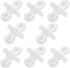 Plastic Aquarium Fish Tank Breeding Separator, Glass Suction Cup Divider Sheet Holder Clip, 8Pcs Clear