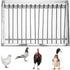 Pigeon Bird Cage Door Coop, Automatic Chicken Wire Frame Cages Supply (29 x 26cm)