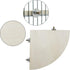 Bird Parrot Corner Perch, Flat Platform Stand, Easy to Install, Safe and Stable Hardwood Bird Cage Perches (XL)