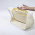White Canvas Pet Carrier Backpack for Small Dogs, Cats, Puppies - Breathable Rucksack Sling Carrier for Outdoor Travel