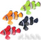 Mesee Silicone Clownfish Set - Floating Glowing Fake Fish for Saltwater Fishbowl Decoration