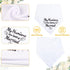 Wedding Dog Bandanas, My Humans are Getting Married Dog Bandanas for Dogs, Dog Engagement Wedding Party, Pet Wedding Photo Prop Bandana for Engagement, Gifts for Couples (White & Black, Small)