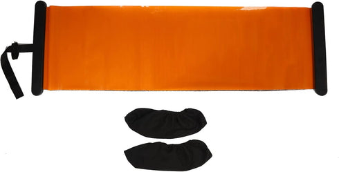 Yoga Fitness Slide Board Sliding Mat with End Stops, Quiet Sports Slide Mat for Body Shaping Workout