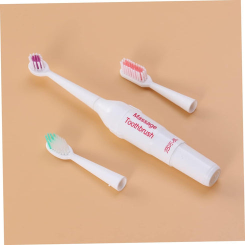 VANZACK 3pc Professional Electric Toothbrush for Pets Portable Random Color and Gums Durable Acoustic Cleaning for All