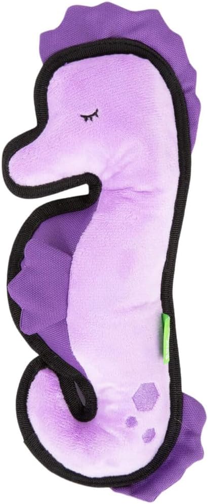 Only Natural Pet Sea Creatures Recycled Plush Dog Toys - Durable Double-Stitched Design with Squeaker, Crinkle Coronet