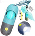 MKartProducts Portable Dog Poop Bag Dispenser with LED Flashlight, Refillable Waste Bag Holder with Carabiner Clip