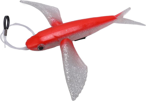 Yummy Keenso Flying Fish with Bright Colors Tuna Lures for Marine Fishing Silicone Stainless Steel