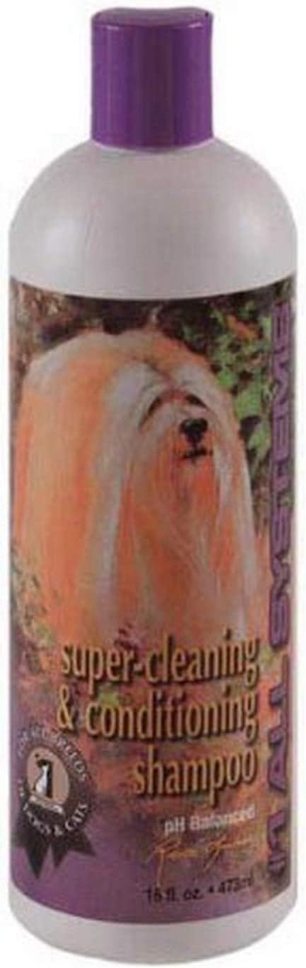 #1 All Systems Super Cleaning and Conditioning Pet Shampoo, 16-Ounce