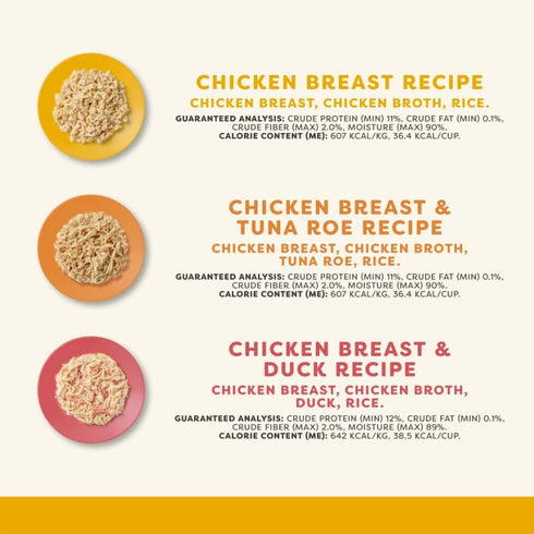 Applaws Natural Wet Cat Food, 8 Count, Limited Ingredient Chicken Variety in Broth, 2.12oz Pots
