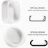 Ceramic Square Reptile Food Bowls - 2-Pack Pet Food Dish for Lizards and Small Snakes