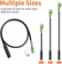 Hub Motor Convert Extension Cable - 9 Pin Waterproof Connector for 36V 48V 52V Ebike Motor Conversion Line