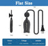Super Mini Aquarium Heater, 6 Watts Small Fish Tank Flat Heater with Free Thermometer Strip, Submersible Slim Betta