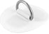 X AUTOHAUX 6pcs D Ring Patch - 6cm PVC Stainless Steel Round Shape D Ring Pad for Surfboard Inflatable Boat Kayak Canoe