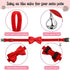 4 Pieces Cat Bow Tie Collar with Bell, Breakaway Comfortable Velvet Safety Pet Collar for Kitten Puppy (Small, Black,