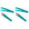 Balacoo 4pcs Brush Set - Plastic Eye Dogs Mini Combs for Cleaning Tear Stains, Lightweight Grooming Kit for Pets