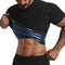 FEVOHOT Sauna Shirt for Men Short Sleeve Compression Sweat Suit Loss Body Shaper