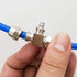 2 pcs Aquarium CO2 System Metal Tee, DIY Accessories T-3 Ways Splitter