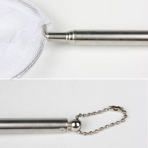 2pcs NUOBESTY Mini Aquarium Fish Net Shrimp Net Adjustable Shrimp Sieve for Fish Tank Cleaning Sturdy Mesh for Aquarium