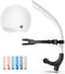 ZIONOR Unisex-Adult Swim Training Snorkel with Swim Cap for Lap Swimming in Pool and Open Water