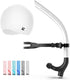 ZIONOR Unisex-Adult Swim Training Snorkel with Swim Cap for Lap Swimming in Pool and Open Water