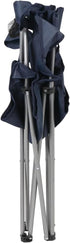 CDTYUIN Quad Folding Camp Chair with Cup Holder (Dark Blue)