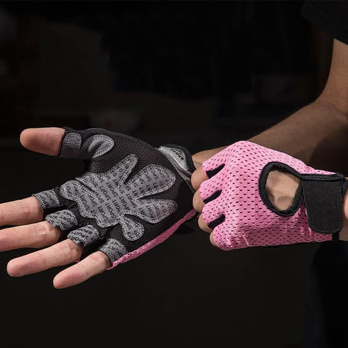 INOGIH Women's Lightweight Fingerless Gym Gloves - Ideal for Crossfit and Training