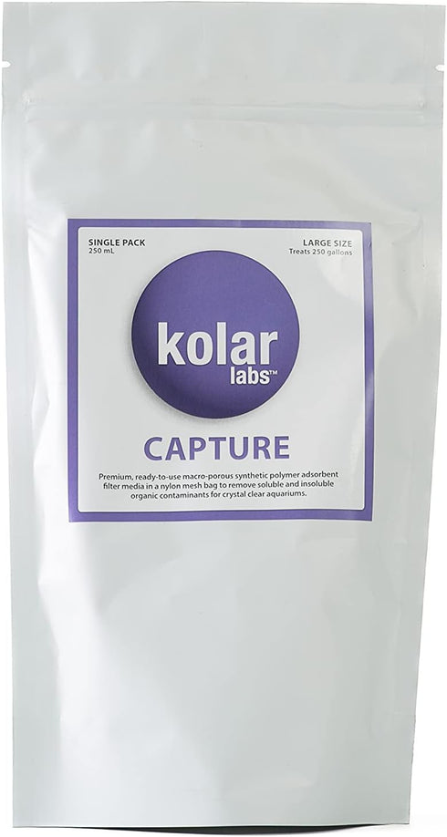 Kolar Labs Premium Capture Resin Filtration Media, for Saltwater & Freshwater Fish, Large Bag