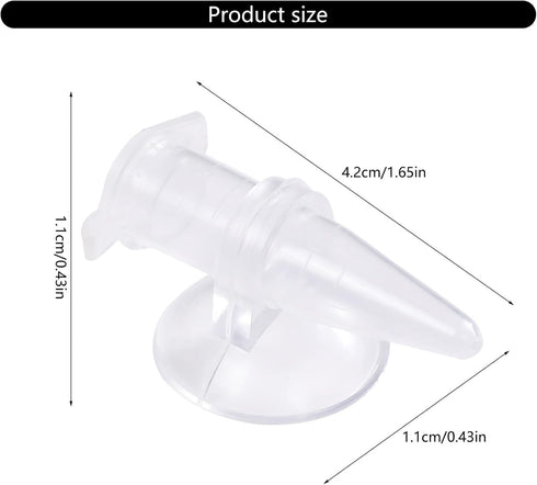 YWLUUOO Pack 6 of Shrimp Feeders with Suction Cup Designs for Fishtanks to Food Scattering and Waste Shrimp Feeder