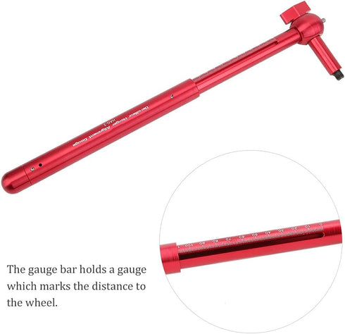 VBESTLIFE Bike Derailleur Alignment Tool, Compact Telescopic Gauge for Mountain Bicycle