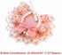 Pet Pink Adjustable Collar, Detachable Lace Neckerchief for Small Medium Pets, Neck 9.84-11.81 Inches (M, Pink)