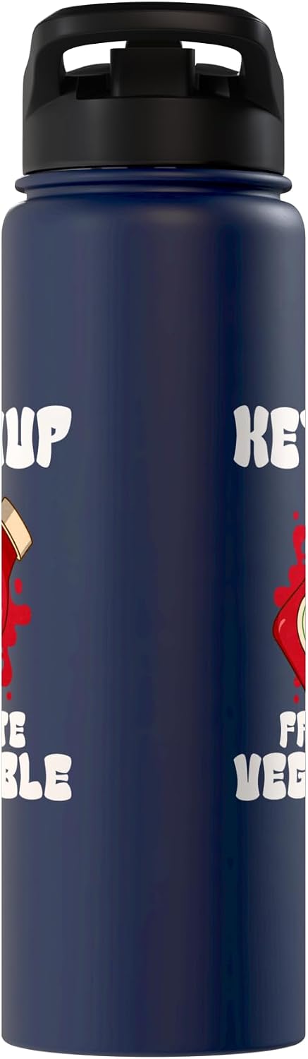 Ketchup Costume Ketchup Is My Favorite Vegetable Stainless Steel Insulated Water Bottle