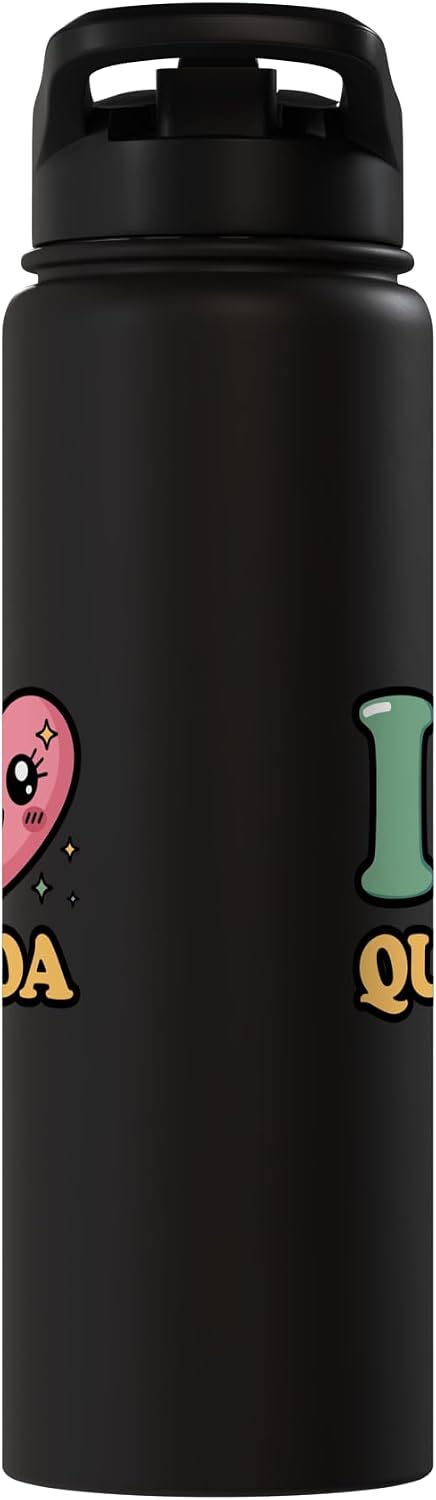 I heart quinoa I love quinoa Stainless Steel Insulated Water Bottle